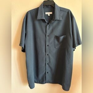 Pronto Uomo Textured Black Button Down Shirt